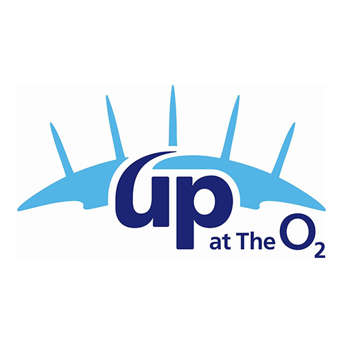 Up at the O2 Logo